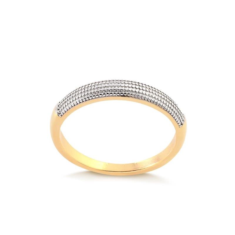 ANEL APARADOR FOSCO FOLHEADO A OURO