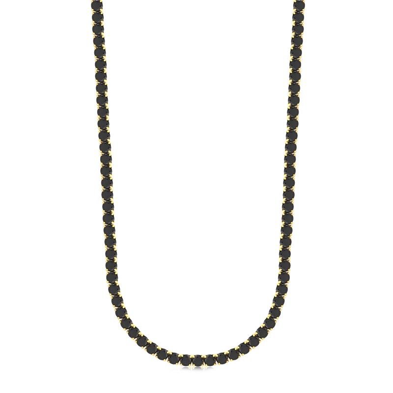Gargantilha Choker Riviera Zircônias Folheada A Ouro