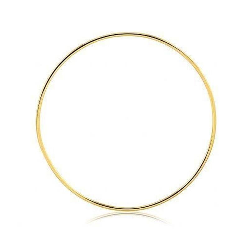 Bracelete Radhau Rígido Folheado A Ouro