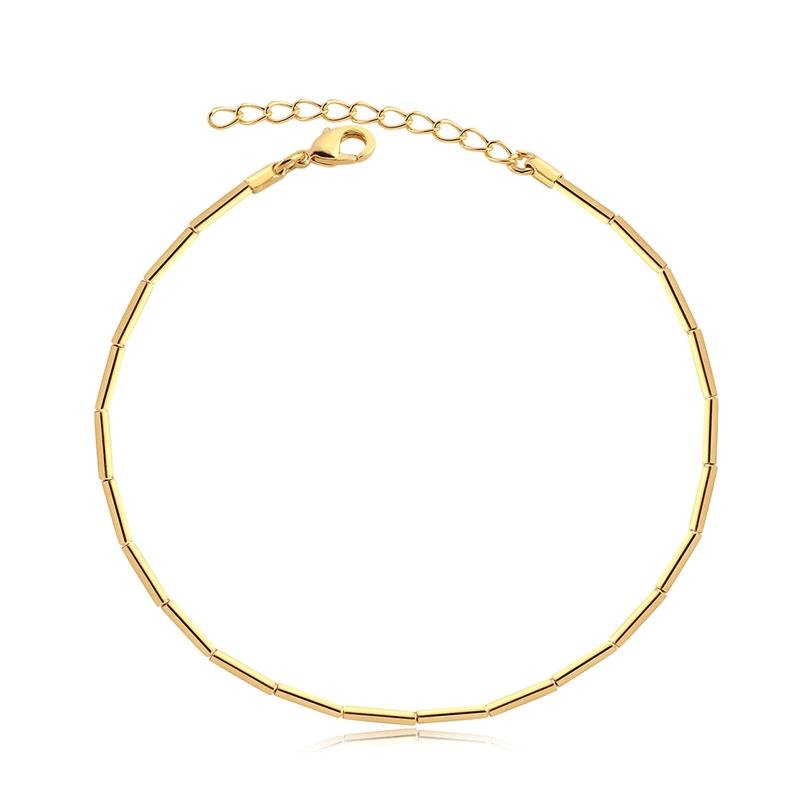 PULSEIRA CANUTILHOS FOLHEADO A OURO