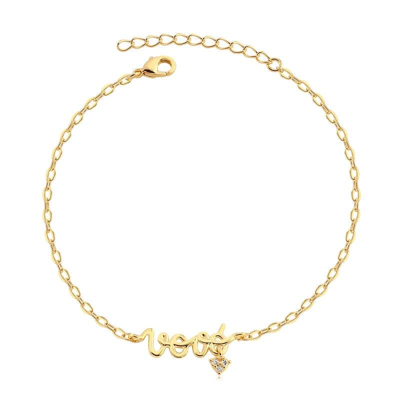 PULSEIRA VOVÓ FOLHEADO A OURO