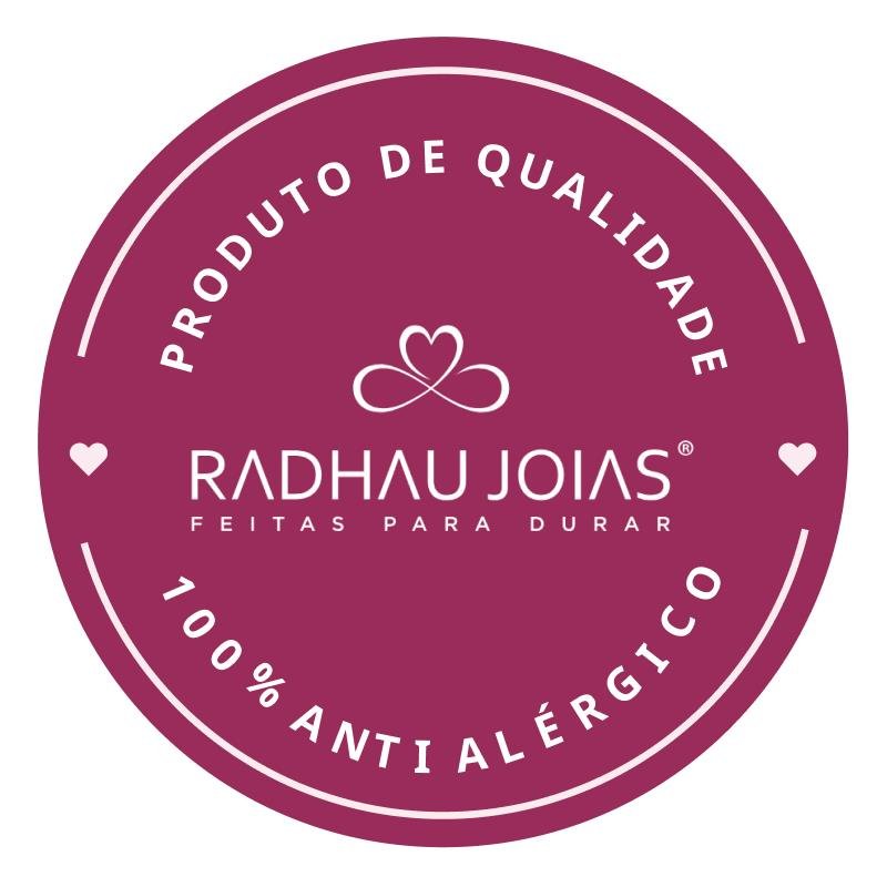 BRINCO X COM PEDRAS DE ZIRCÔNIAS FOLHEADO A OURO